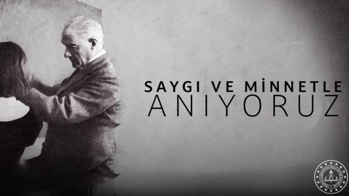 10 Kasım Atatrürk'ü Anma Etkinliği